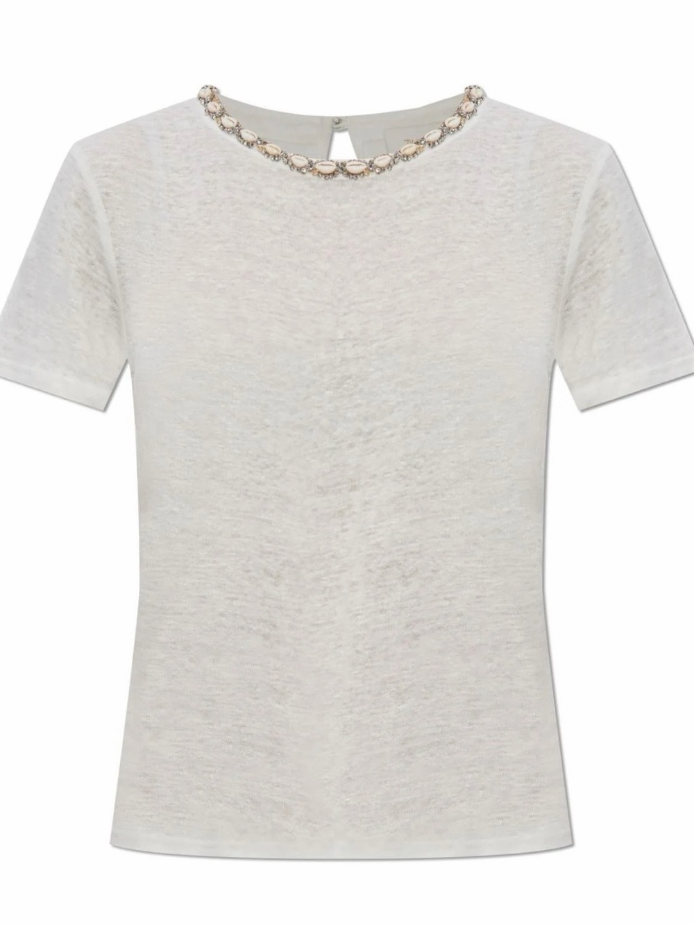 Zimmermann Illuminate Embellished T-Shirt – Size 0